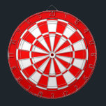 Red & White Bicolor Darttavla<br><div class="desc">Röda och vita färgkartonger.</div>
