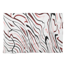 Red White Black Abstrakt rand design