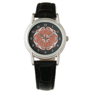 Red White Black Celtic Kor Armbandsur