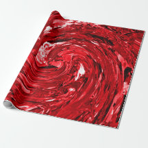 Red White Black Swirl Design