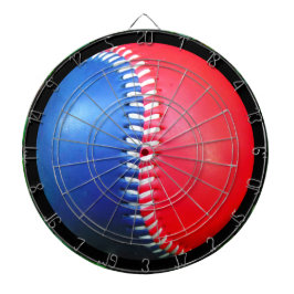 Red White & Blue Baseball Dart Board Darttavla