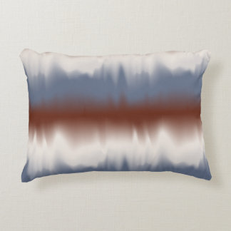 Red, White, & Blue Blended Modern Design Prydnadskudde