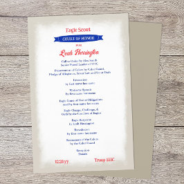 Red, White, Blue Court of Honor Program