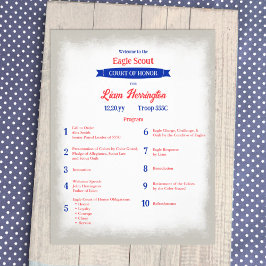 Red, White, Blue Eagle Court of Honor Program