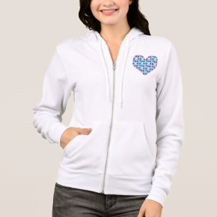 Red White & Blue Heart of Stars Tee
