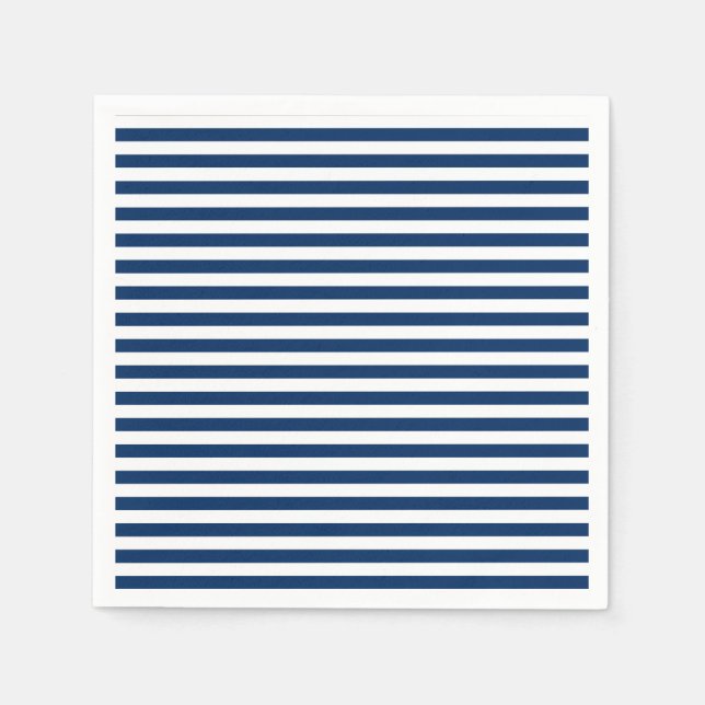 Red White & Blue Roligt Patriotic Firande Pappersservett (Framsidan)