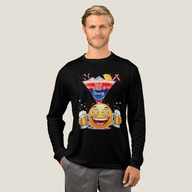 Red White & Boozy: The Ultimate Fourth of July T Shirt (Hel framsida)