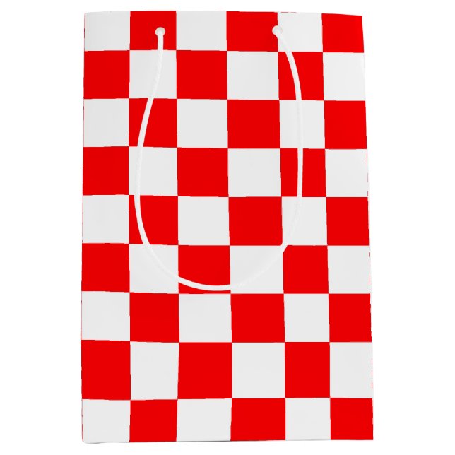 Red White Checkated Mönster (Framsidan)