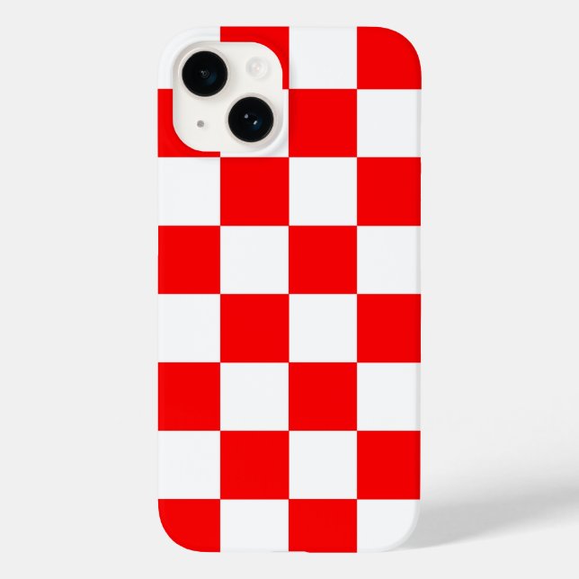Red White Checkated Mönster (Baksida)
