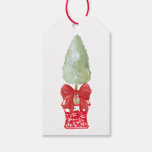 Red & White Chinoiserie Topiary Helgdag