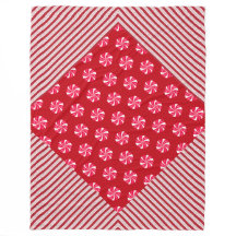 RED & WHITE CHRISTMAS CANDIES AND DIAGONAL RAND