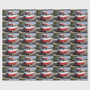 Red White Citroen Type HY Van Presentpapper