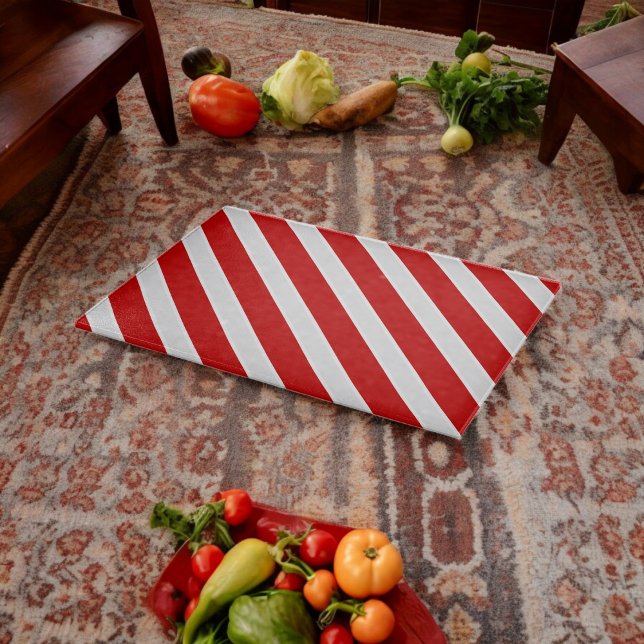 Red White Diagonal Rand (Chopping Board)