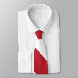 Red White Diagonal Rand Mönster Slips