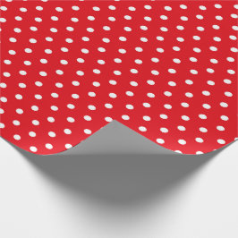 Red & White Dotty Wrapping Papper Gift Wrap Presentpapper