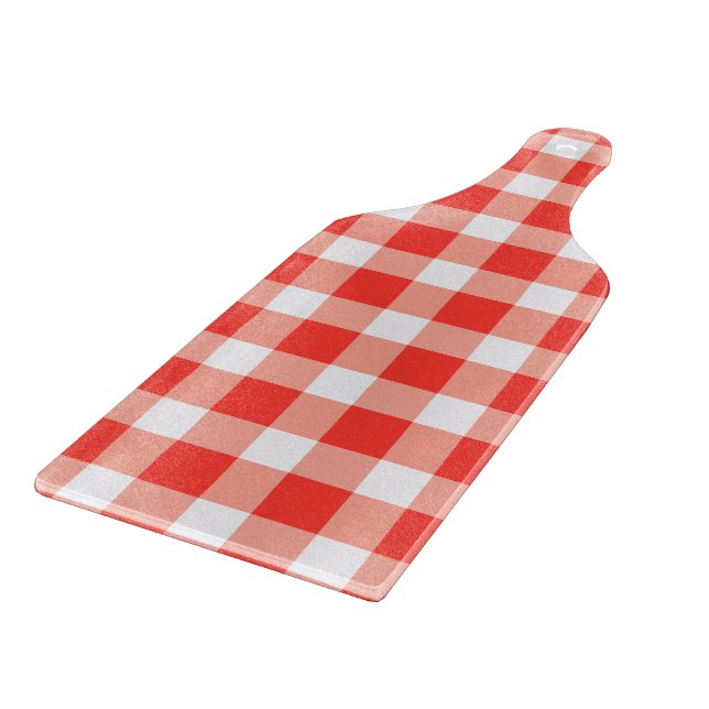 Red White Gingham Mönster (Hörn)