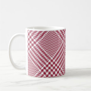 Red White Glen Play: Tweed Tartan Kaffemugg
