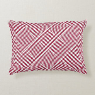 Red White Glen Play: Tweed Tartan Prydnadskudde