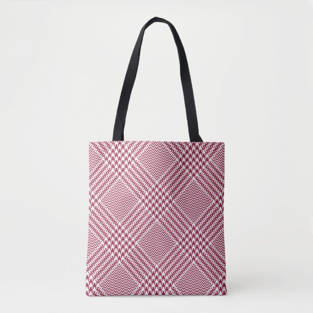 Red White Glen Play: Tweed Tartan Tygkasse (Framsida)