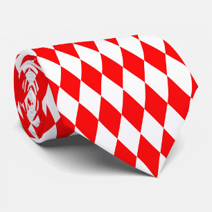 Red White Harlequin Diamonds Checkerss Design Slips