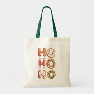 Red White Ho Ho Ho Gingeregentligen Cookie-jul Tygkasse