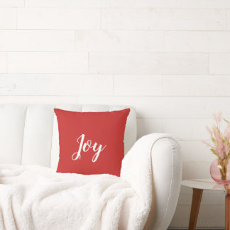 Red White jul Joy Decor Dekorativ kudde