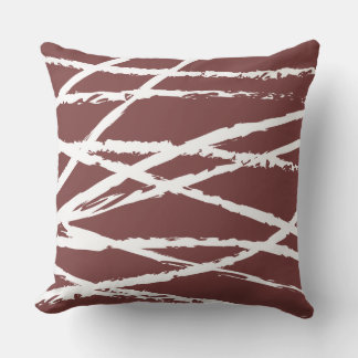 RED & WHITE LINJER DESIGN Retro Dekorativ kudde