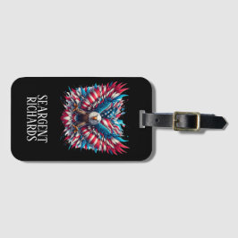 Red White och Blue American Eagle Bagagebricka