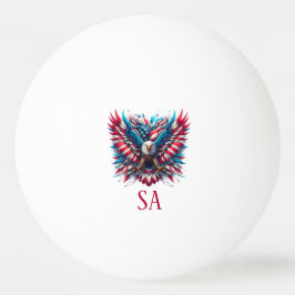 Red White och Blue American Eagle Pingisboll