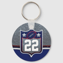 Red White och Blue American Football Team Sports