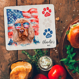 Red White och Blue Funny Cocker Spain Hund Treat