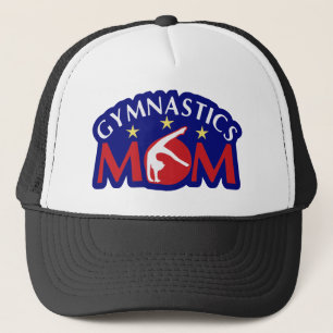 Red White och Blue Gymnastics Mamma Keps