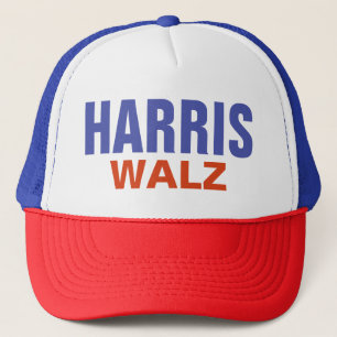 Red White och Blue Harris Walz Keps