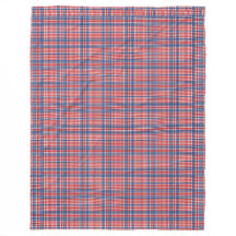 Red White och Blue Play Fleece Blanket
