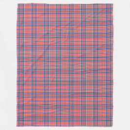Red White och Blue Play Fleece Blanket