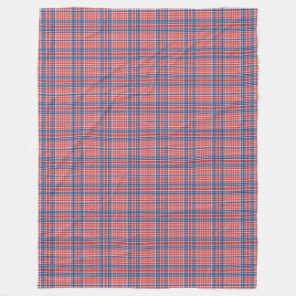 Red White och Blue Play Fleece Blanket