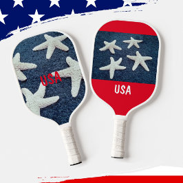 Red White och Blue Starfish Nautical