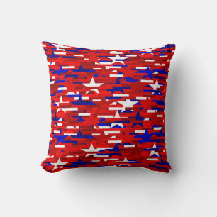 Red, White och Blue Stars PIllow Kudde