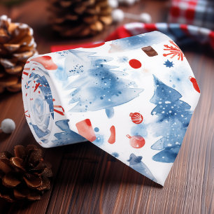 Red, White och Blue Winter Wonderland Slips