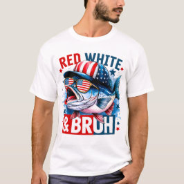 Red White och Bruh T Shirt
