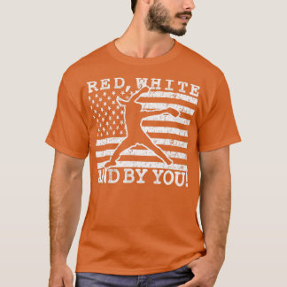 Red White och By You Fastpitch Softball Pitcher Gi T Shirt