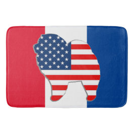 RED WHITE OCH CHOW låda/badmat Badrumsmatta