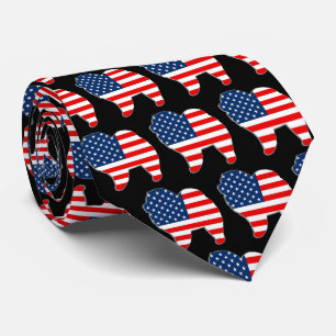 RED WHITE OCH CHOW manar necktie Slips