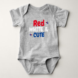 Red White och Cute T Shirt