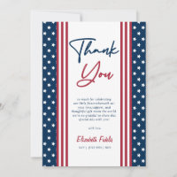 Red White och due 4th of June Baby Shower