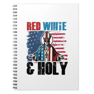 Red White och Heliga Pope Leo XIV, 4 juli Anteckningsbok