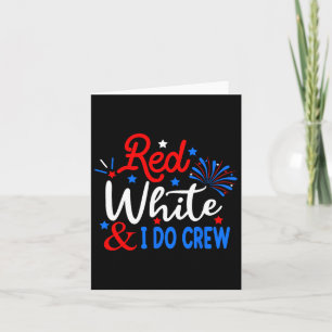 Red White och jag besöker 4:e juli, skeppsberoende Kort