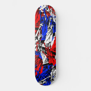 Red White och Liberty Mini Skateboard Bräda 18,5 Cm