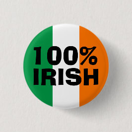 Red White och Orange 100 % Irish Knapp