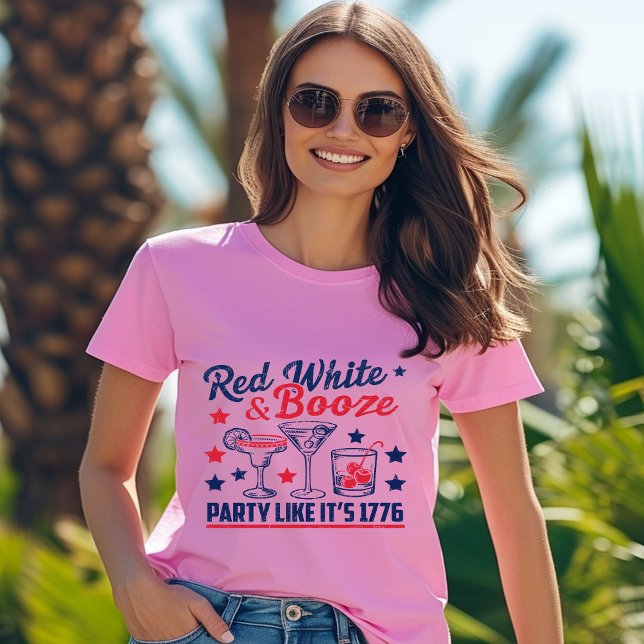 Red White och Sprit T-Shirt (Skapare uppladdad)